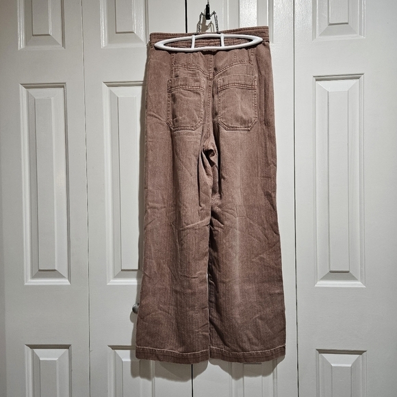 Free People Clean Mod Utility Crop Pant Mauve Size 0 - Picture 14 of 14